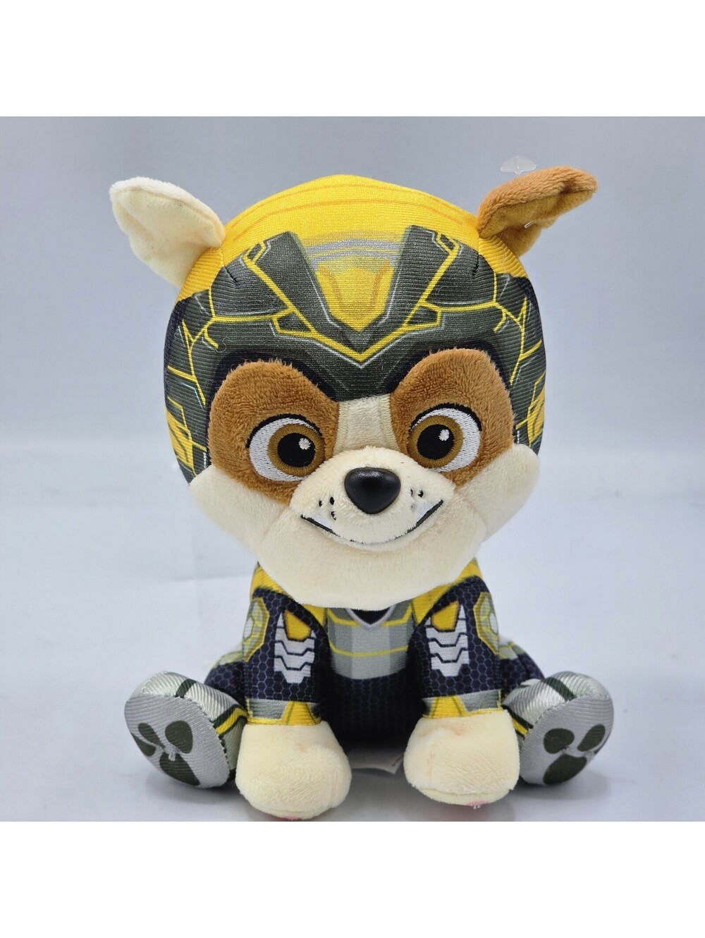 Paw Patrol The Mighty Movie Rubble Stuffed Animal 6" Gund Yellow Plush